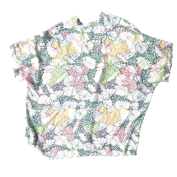 Jodifil Swimsuit Cover Up Medium NWT Dot Flowers Semi Sheer Beach Cruise Islands - Picture 10 of 11